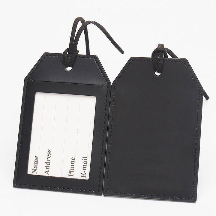 Premium Leather Travel Luggage Tag Stornfield