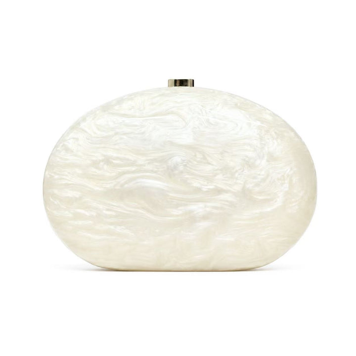 Sculptural Oval Clutch
