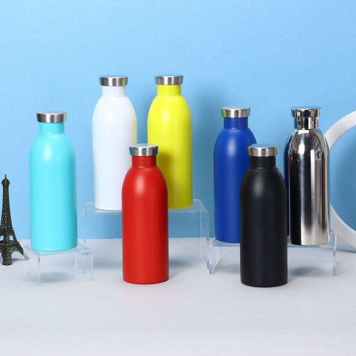 Women's sustainable stainless steel drinking bottle with optimal insulation Stornfield