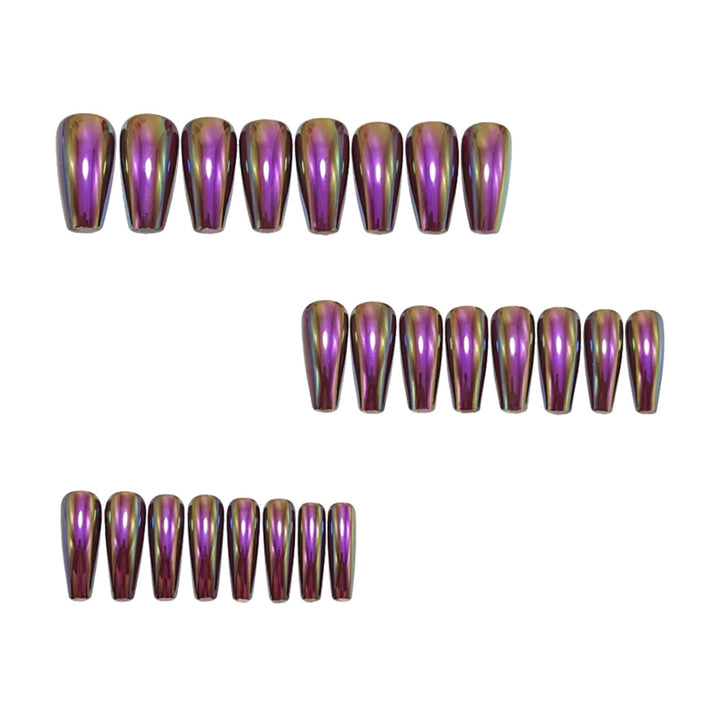 Shiny artificial nails with polarizing effect Stornfield