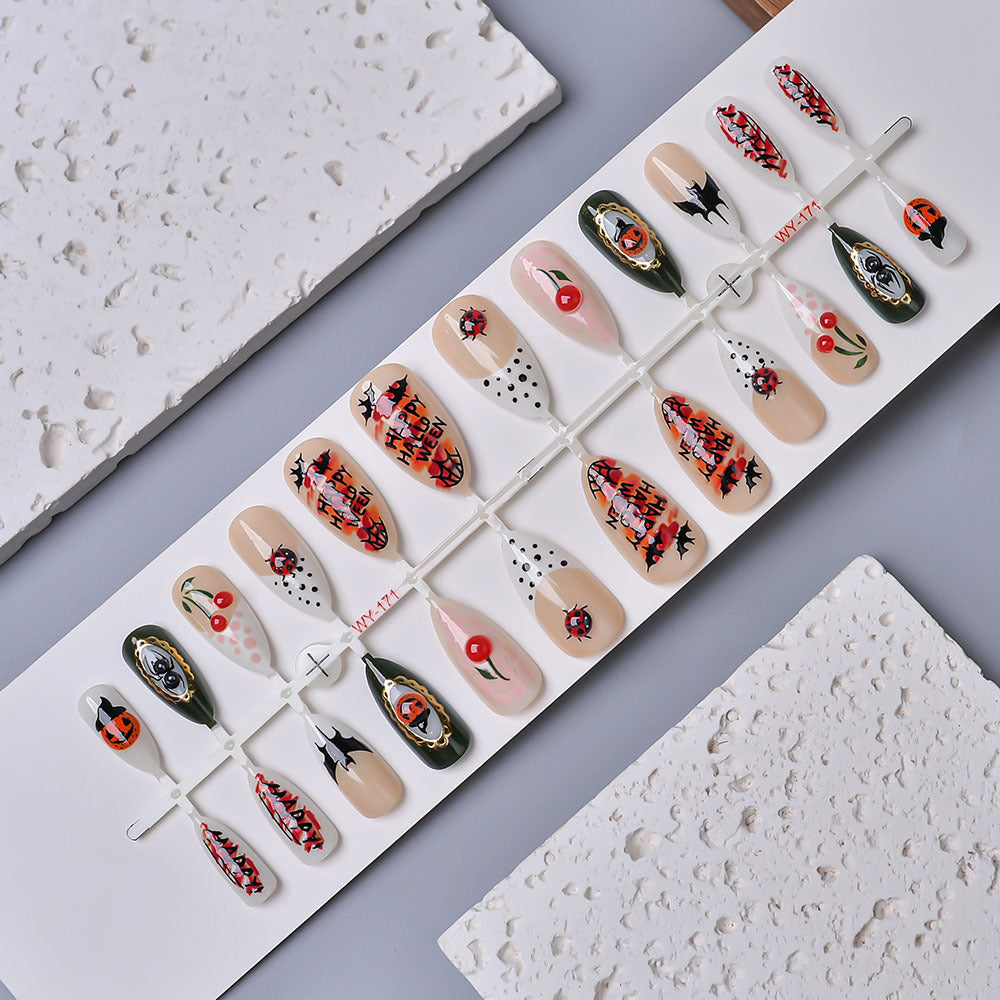 Artistic Themed Press-On Nail Set Stornfield