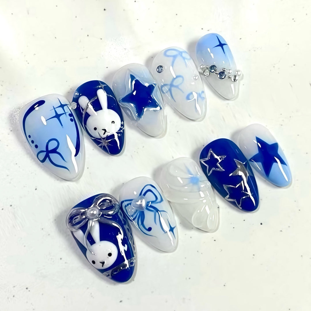 Decorative Nail Art Press-On Nails Set