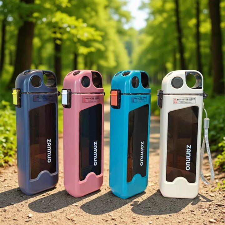 Ladies unique flip-top drinking bottle with viewing window Stornfield