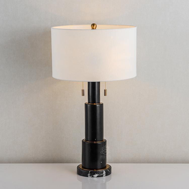 Modern Minimalist Table Lamp with Textured Shade