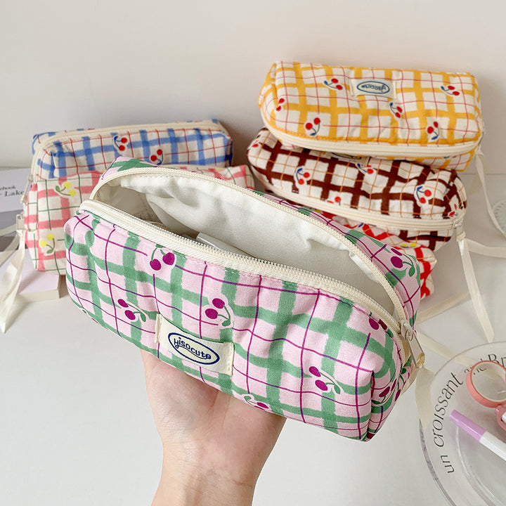 Fashionable Plaid Pencil Case Stornfield