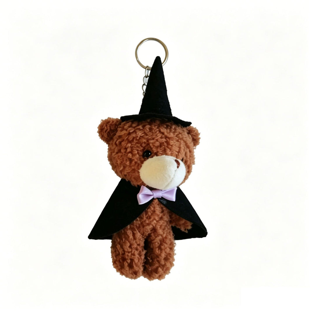Cuddly Halloween Teddy Bear Keychain
