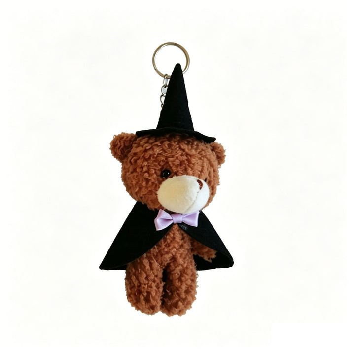Cuddly Halloween Teddy Bear Keychain