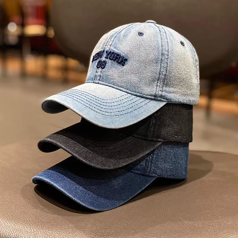 Women's Vintage-Inspired Denim Baseball Cap Stornfield