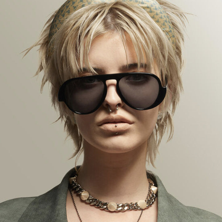 Women's sunglasses with unique retro frame and UV protection Stornfield