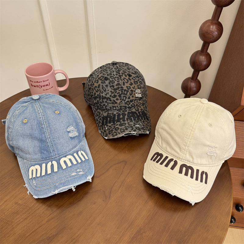 Women's Distressed Graphic Baseball Cap Stornfield