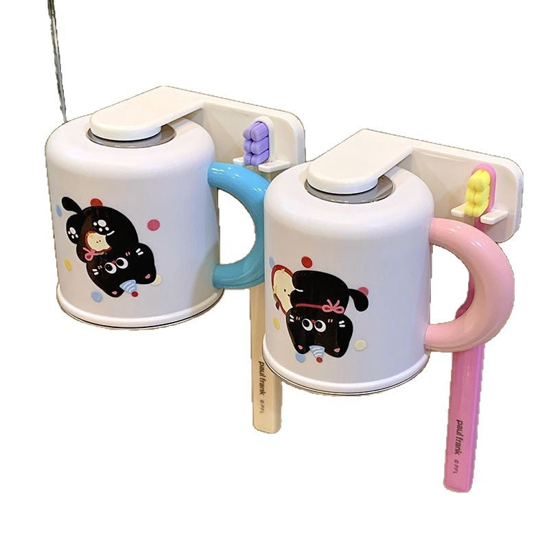 Wall cup holder with creative animal motif Stornfield