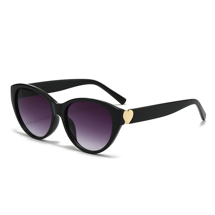 Women Cat-Eye Sunglasses with Heart Design Stornfield