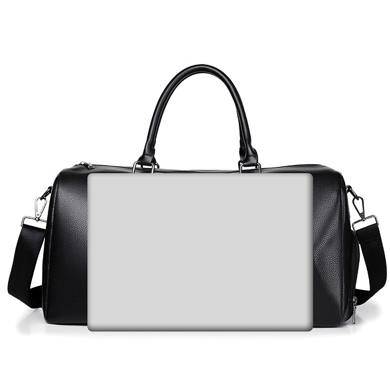 Premium Leather Weekend Duffel Bag Stornfield