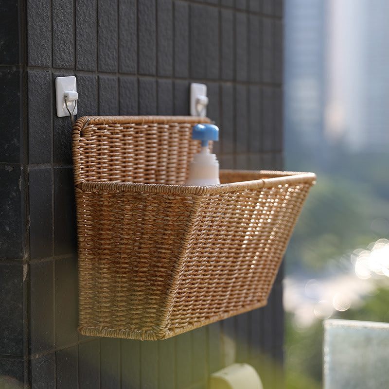 Unisex storage basket with rounded edges and practical handles Stornfield