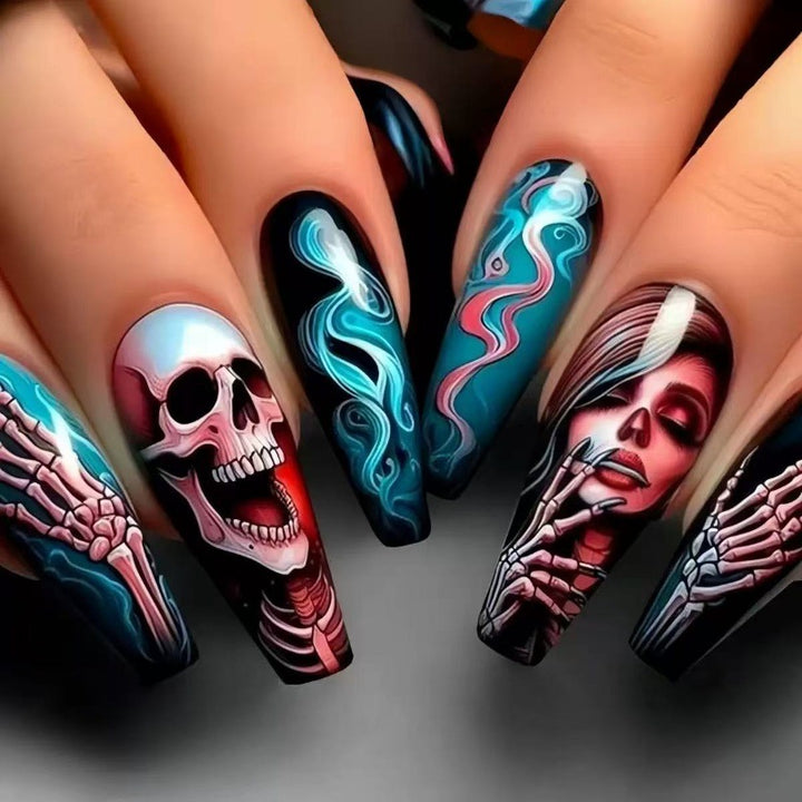 Artificial nails with Halloween motifs Stornfield