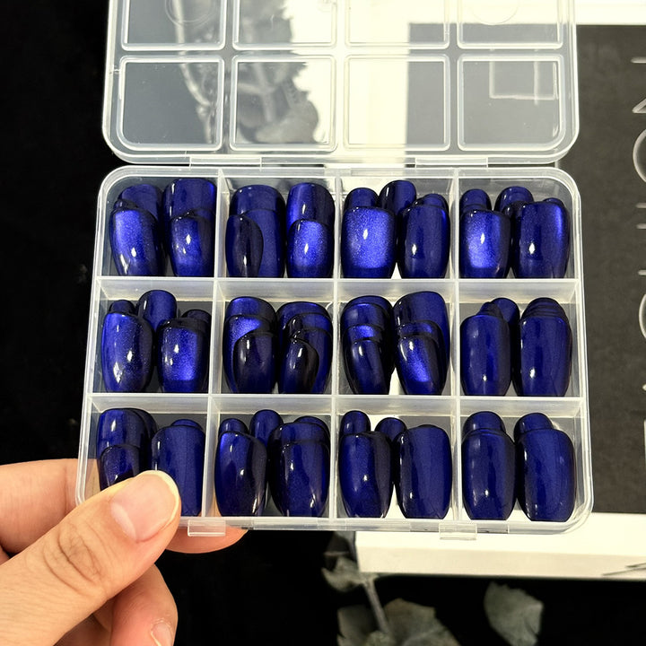 Glossy Stiletto-Shaped Press-On Nail Set Stornfield