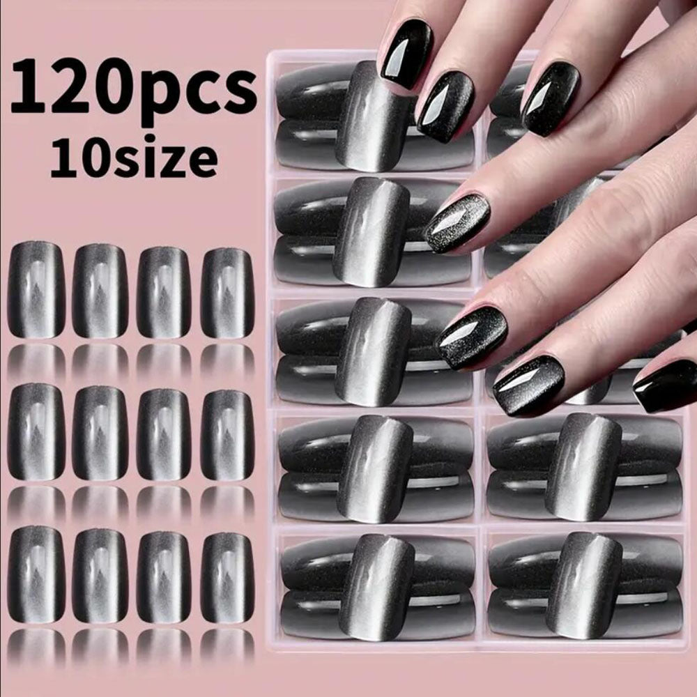 Cat-Eye Press-On Nail Set Stornfield