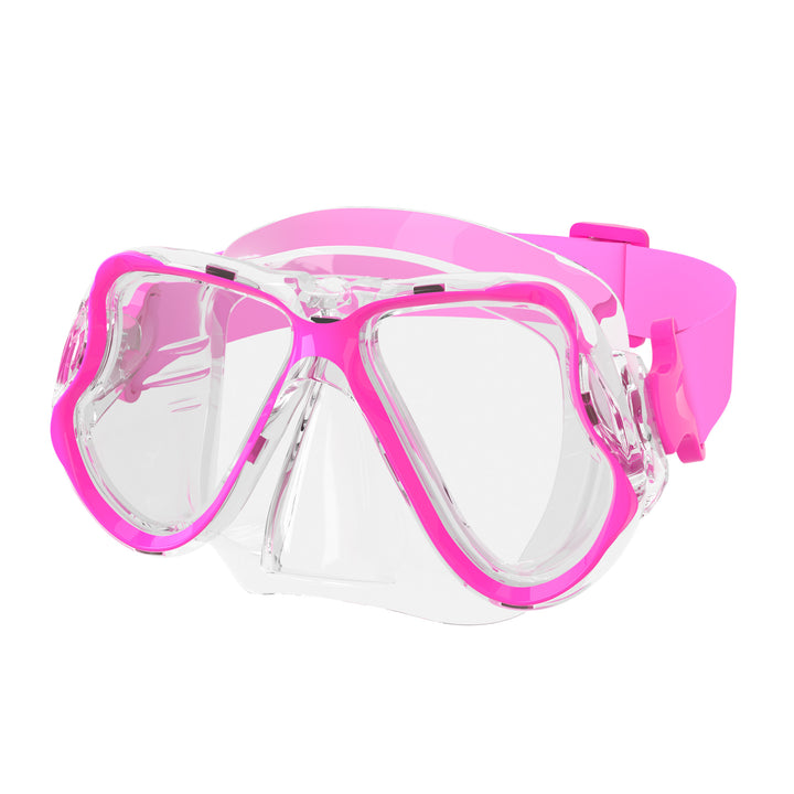High-quality diving mask with flexible silicone rim and wide field of view Stornfield