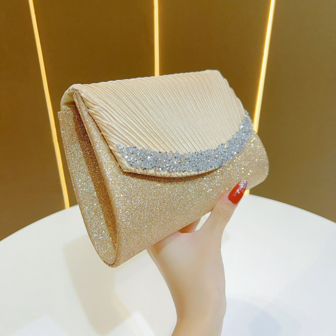 Elegant Pleated Evening Clutch