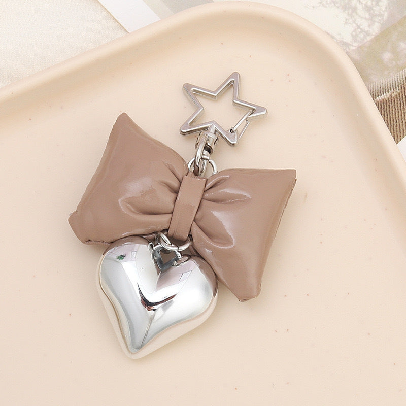 Cute Bow and Heart Keychain Stornfield