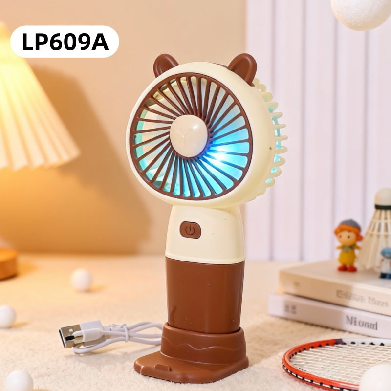 Ladies Portable Handheld Fan with Animal Design Stornfield