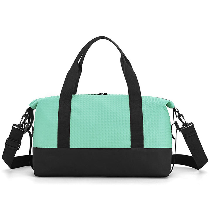 Textured Fabric Travel Duffle Bag Stornfield