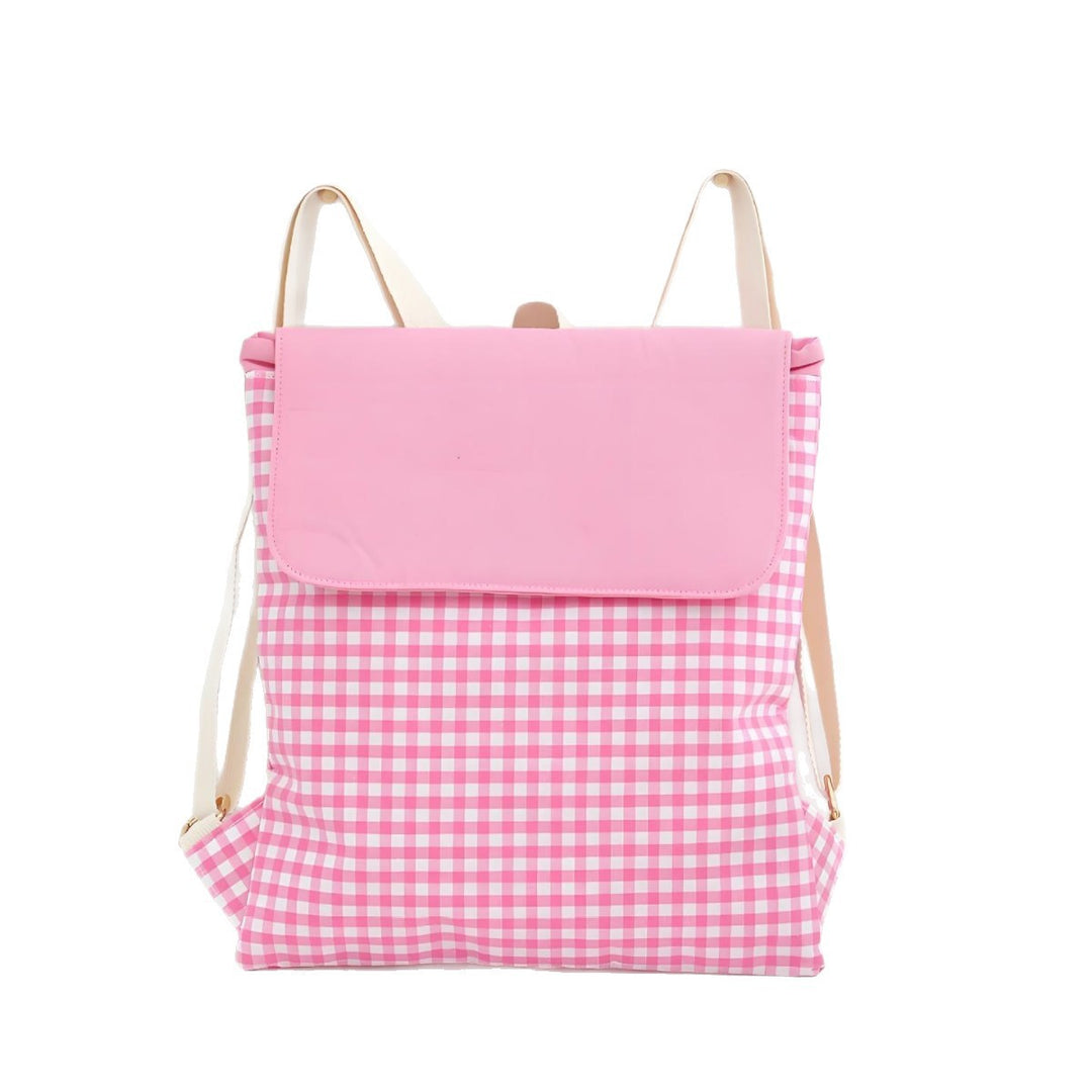 Checked pattern backpack Stornfield