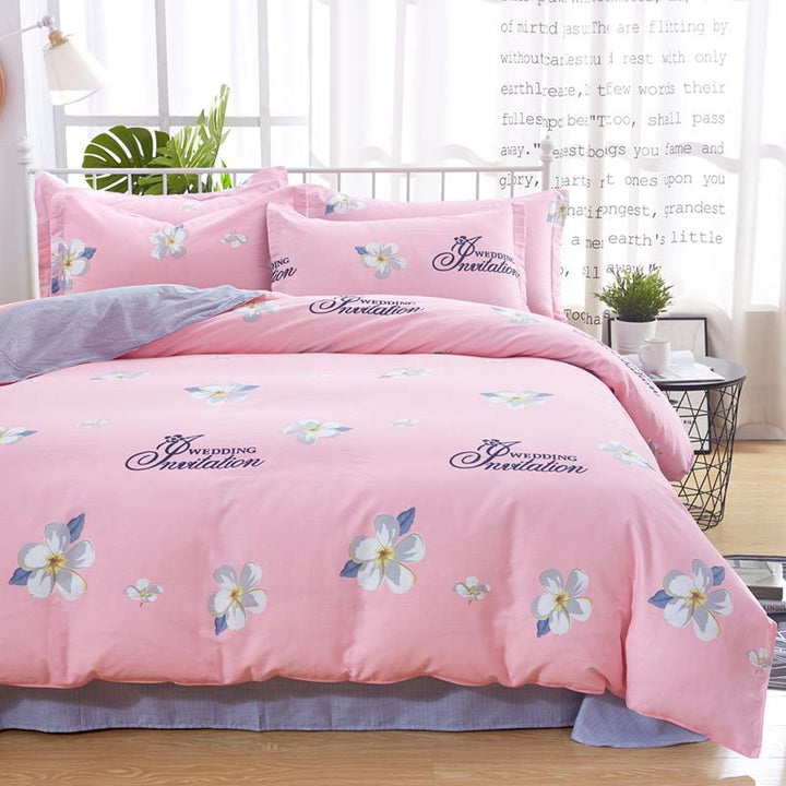 Playful Bear Checkered Comforter Set