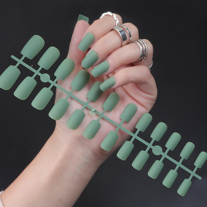 Matte Finish Press-On Nail Set Stornfield