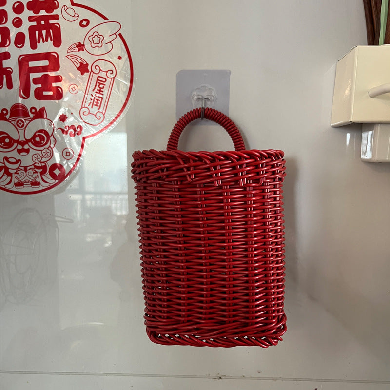 Unisex wall basket with practical hook Stornfield