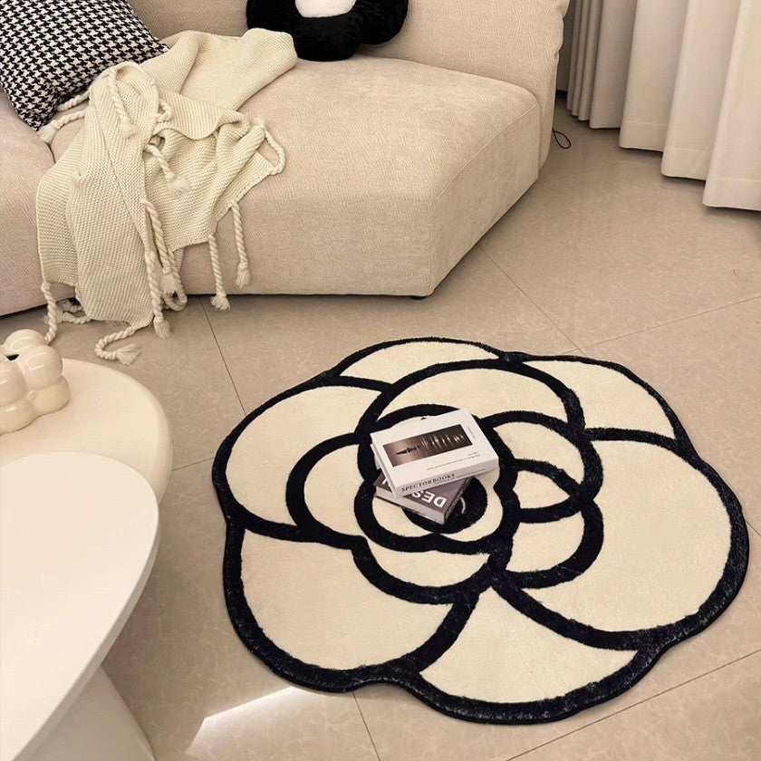 Floral Petal Shaped Area Rug