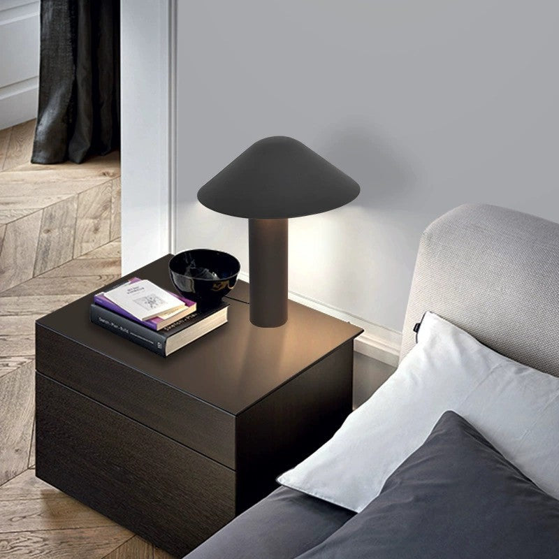 Modern Minimalist Table Lamp with Unique Shade Design