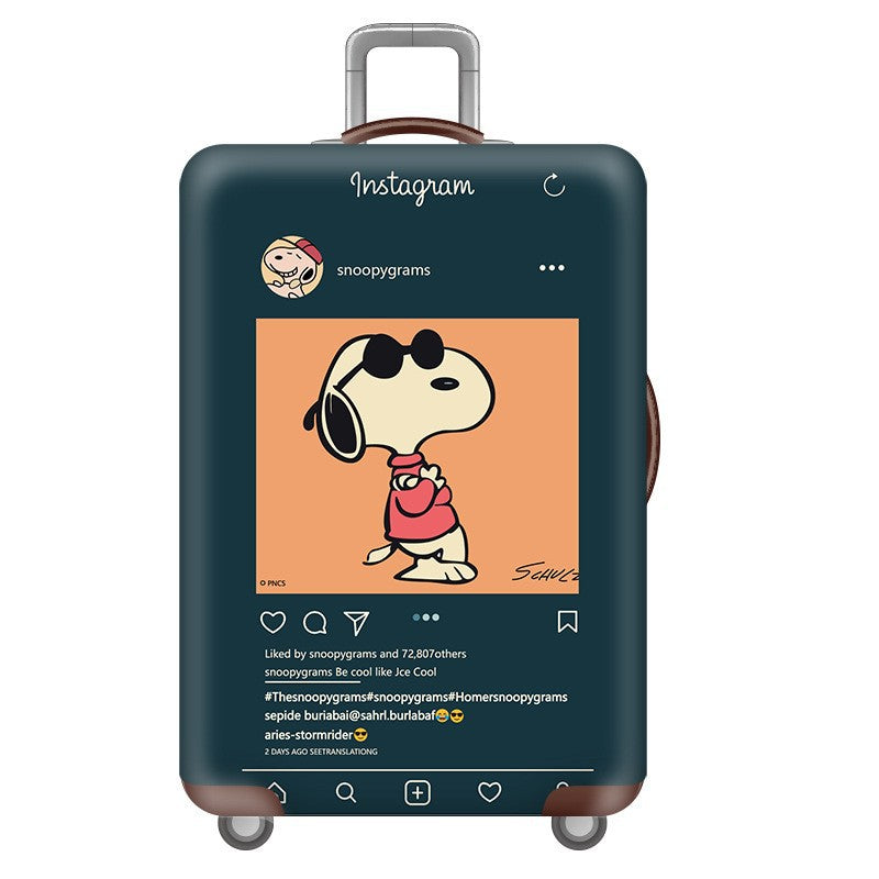 Unisex Hard Shell Suitcase with Fun Cartoon Design Stornfield
