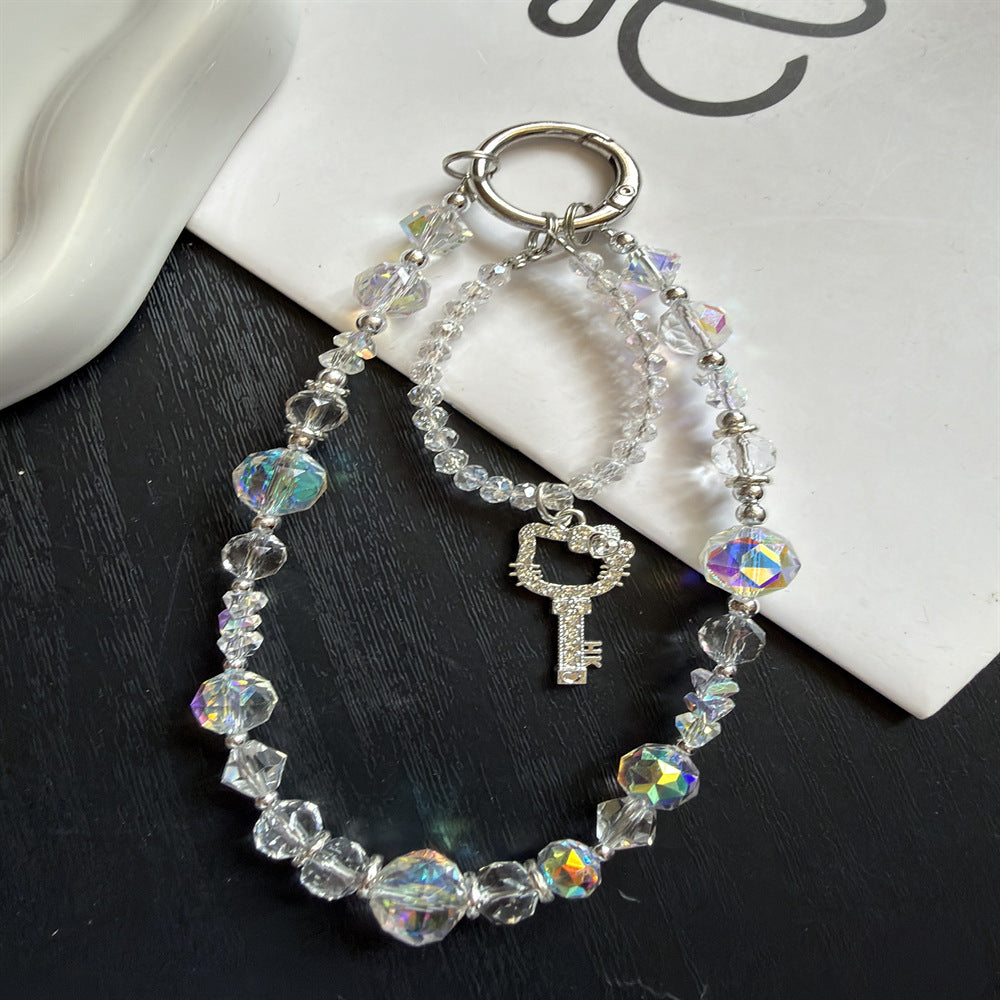 Elegant Crystal Beaded Keychain Stornfield