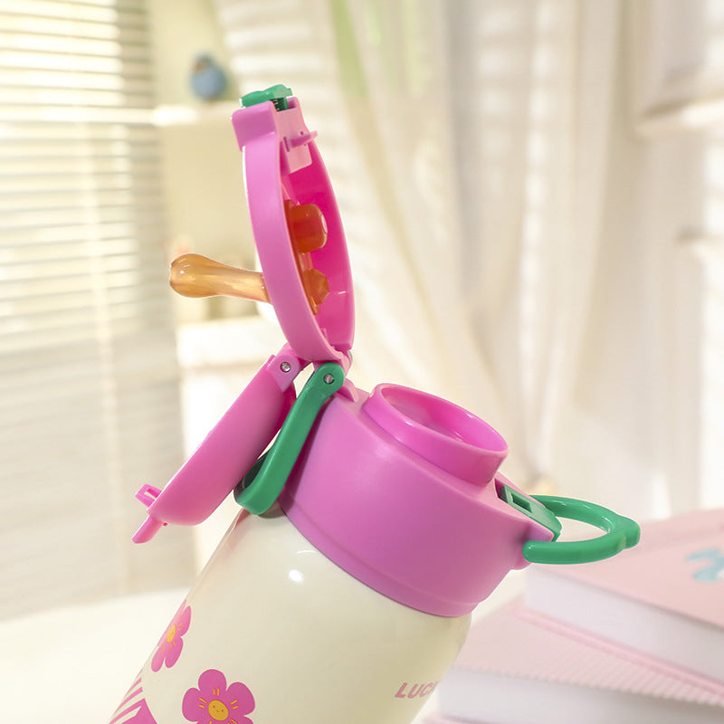 Unisex Insulated Drinking Bottle with Cute Animal Design Stornfield