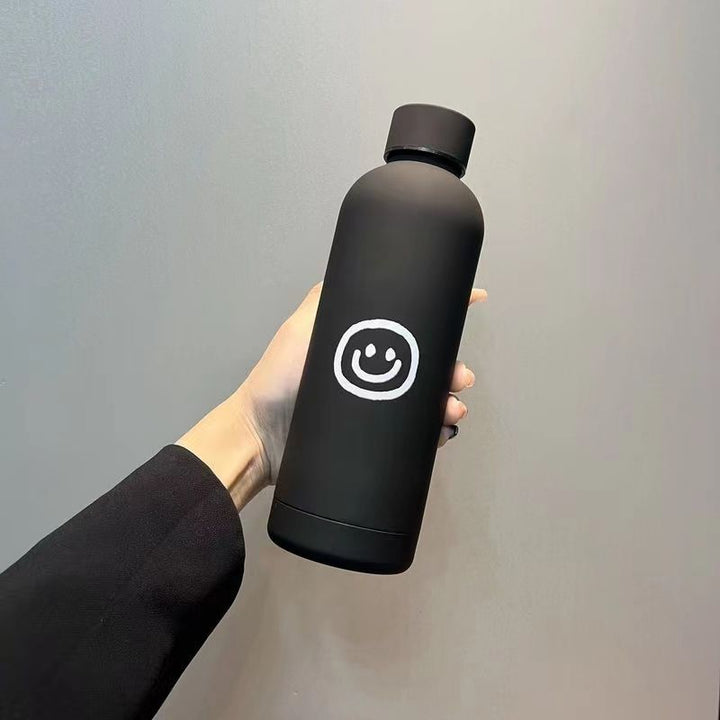 Ladies Insulated Drinking Bottle with Cheerful Smile Motif Stornfield