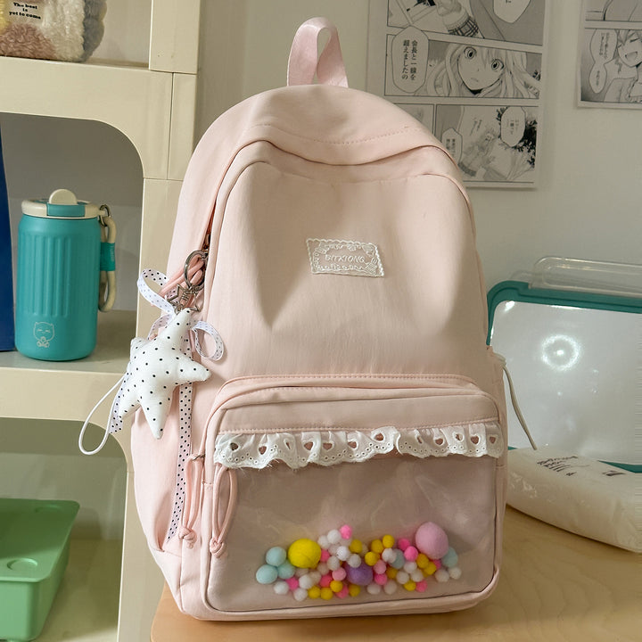 Stylish Ruffled Backpack Stornfield