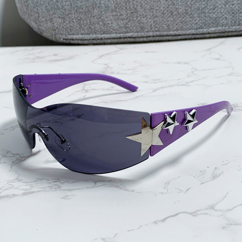 Ladies futuristic sunglasses with striking design and fashionable accents Stornfield