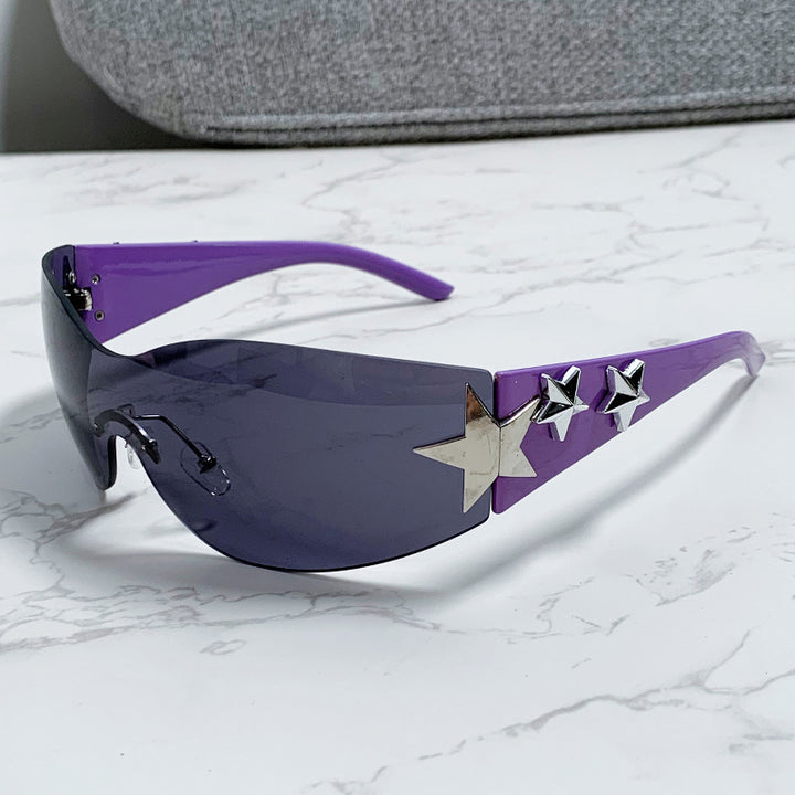 Ladies futuristic sunglasses with striking design and fashionable accents Stornfield