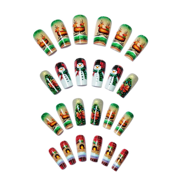 Creative Christmas Art Nails in Festive Design Stornfield