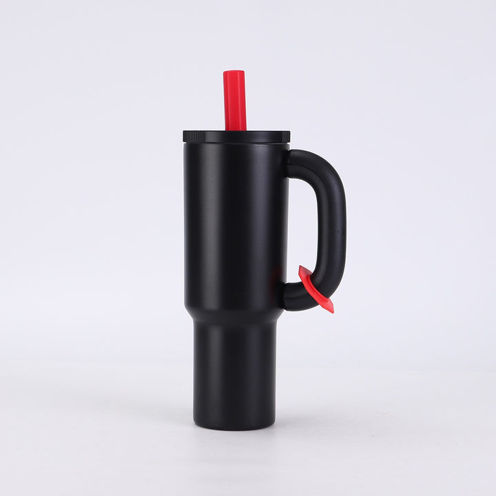 Ladies stylish insulated cup with straw Stornfield