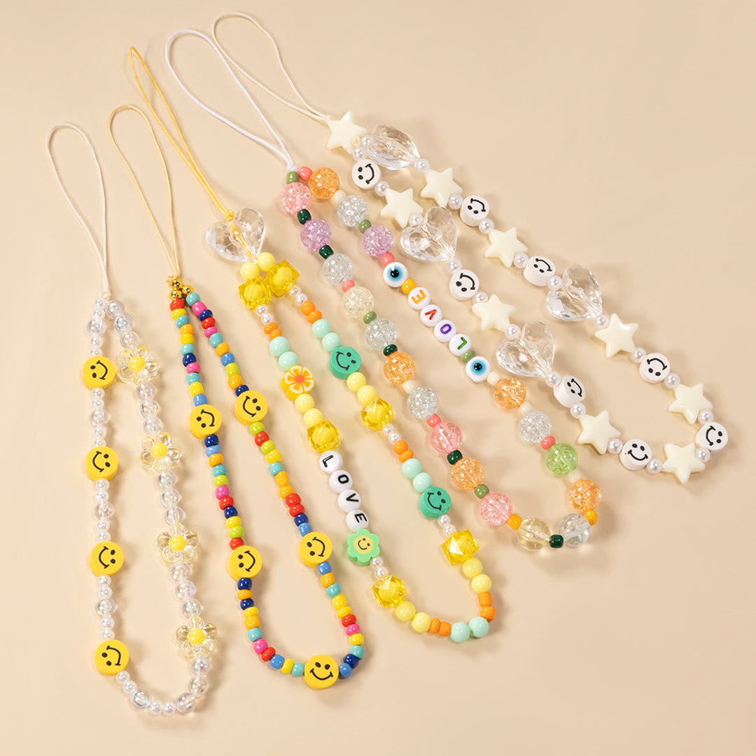 Beaded Smile Face Eyewear Chain Stornfield