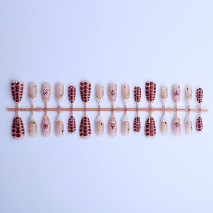 Floral Art Press-On Nail Set Stornfield