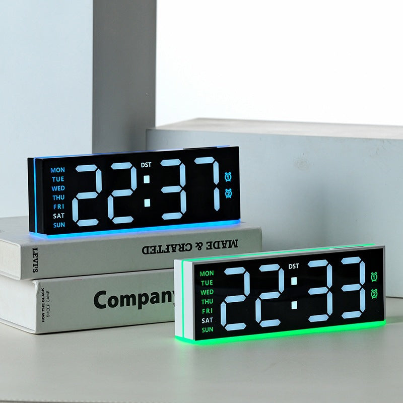 Digital alarm clock with large LED display and dual alarm function Stornfield