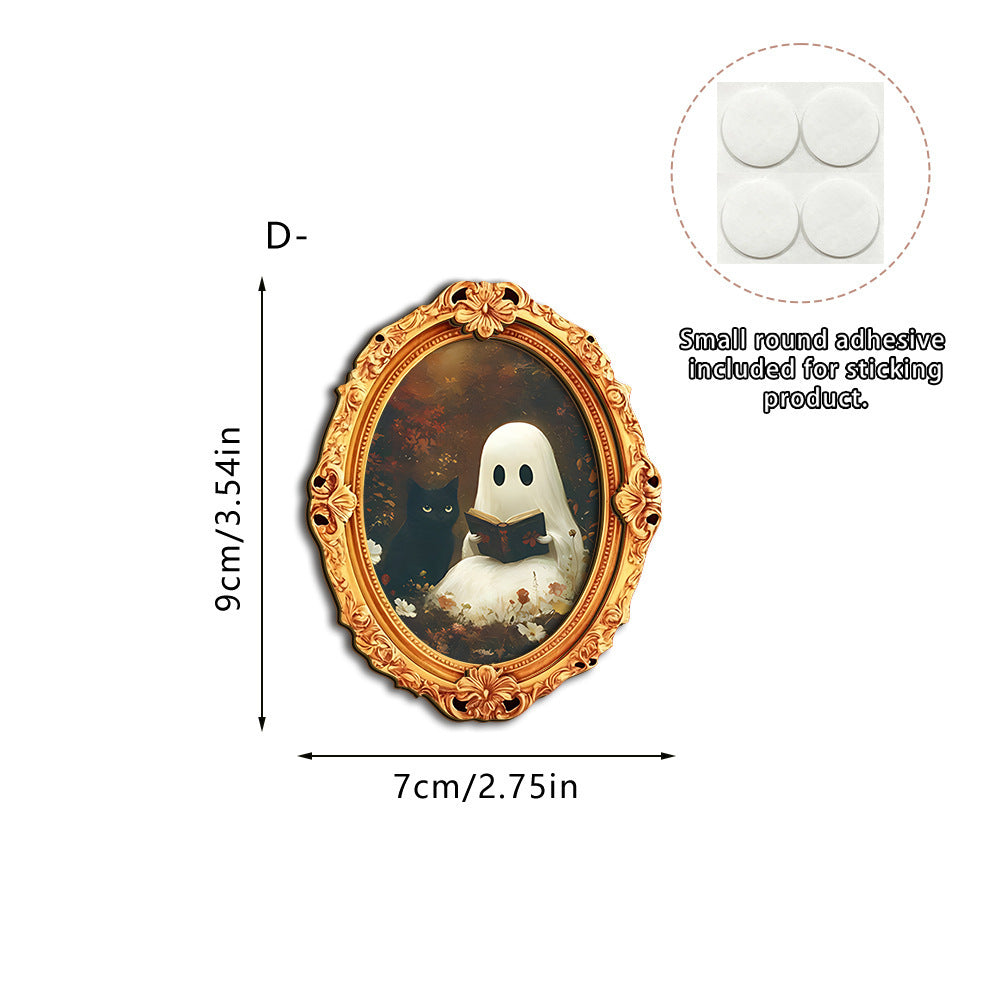 Wall art with creative ghost motif Stornfield