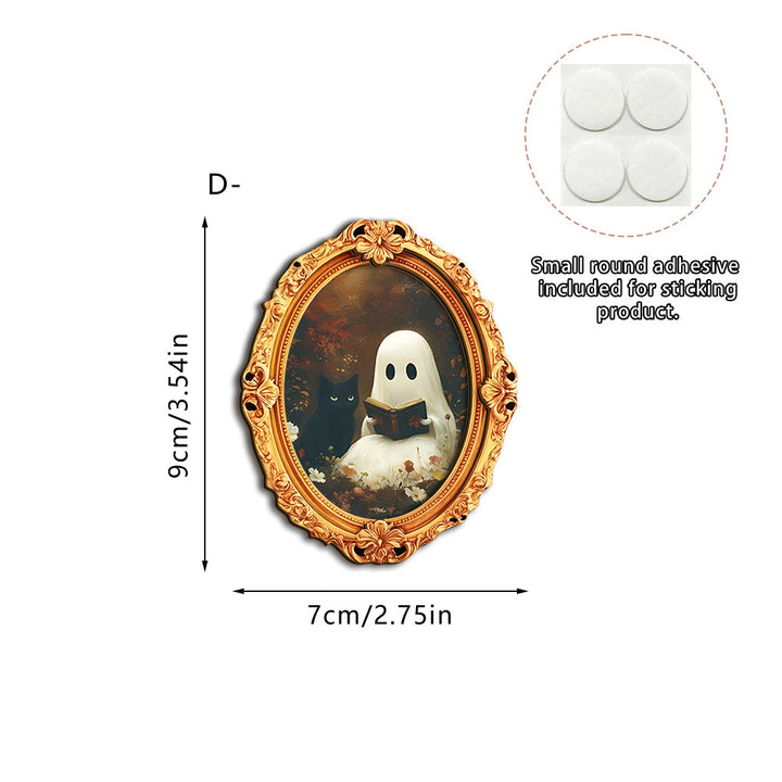 Wall art with creative ghost motif Stornfield