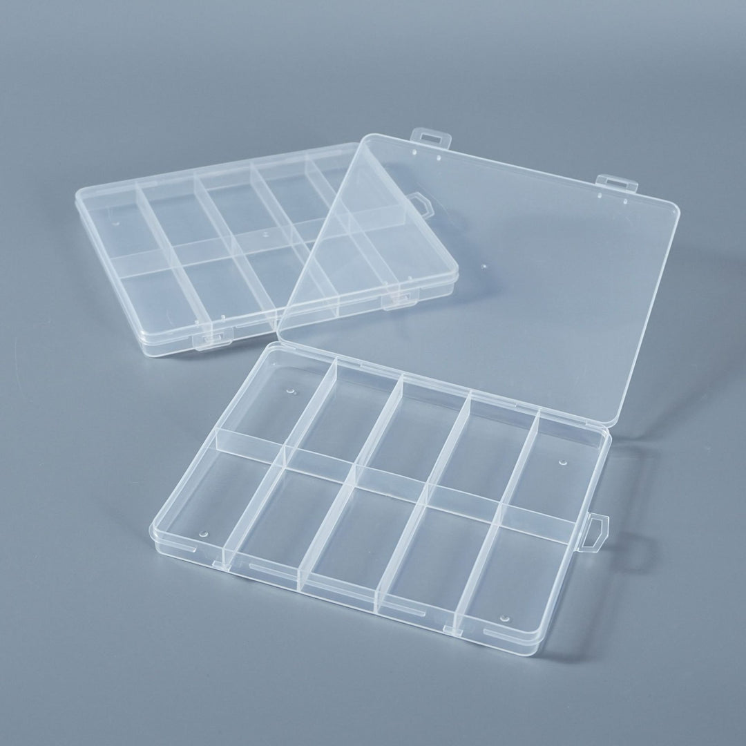 Multi-Divisional Clear Craft Storage Case Stornfield