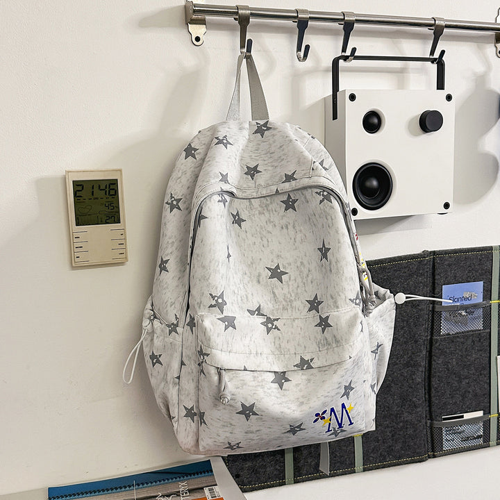 Star-Embellished Everyday Backpack Stornfield