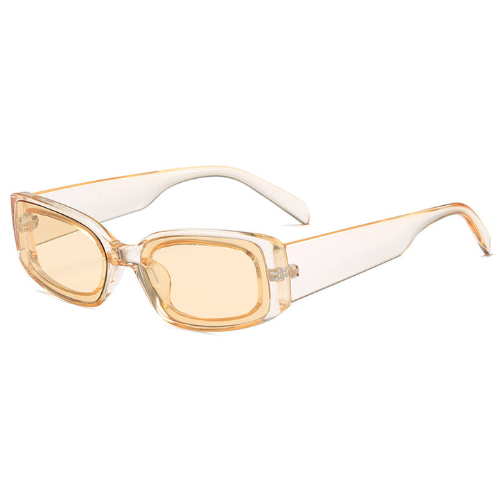 Women's stylish sunglasses with square lenses and transparent frame Stornfield