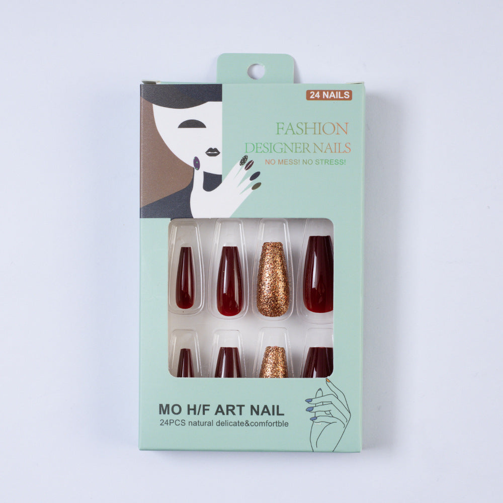 Glamorous Artificial Nail Set Stornfield